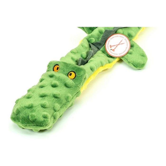 Jouet pour chien en peluche Gloria Dogmonsters Vert 100 % polyester Crocodile 65 x 5 x 6 cm 2