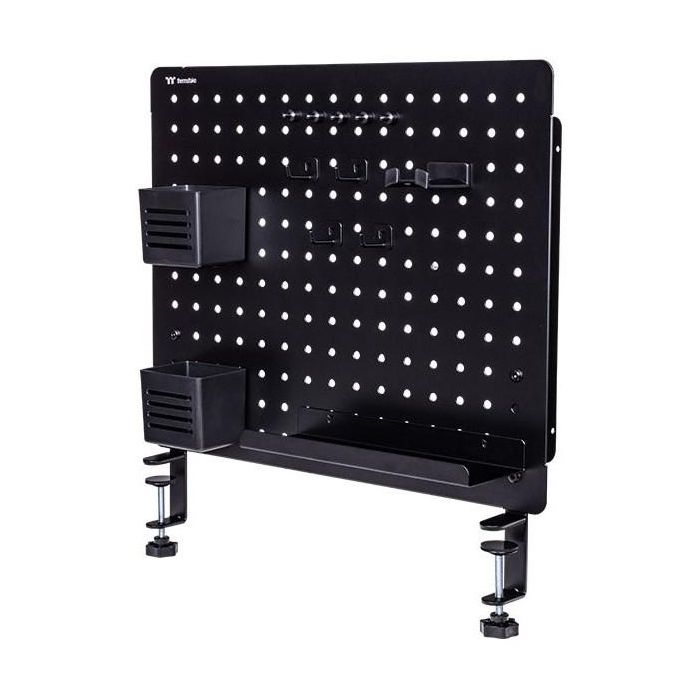 Thermaltake Gaming Desk Pegboard Large Black 2 Thermaltake Gaming Desk Pegboard Large Black 2