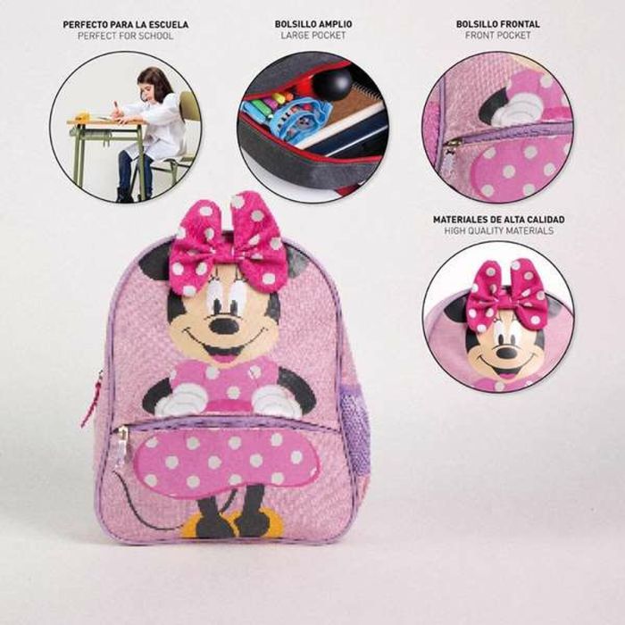 Cartable Minnie Mouse Rose 3