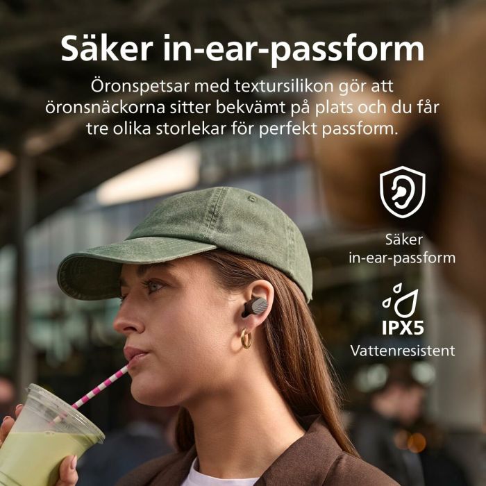 Casque Philips TAT5000BK/00 Noir 1