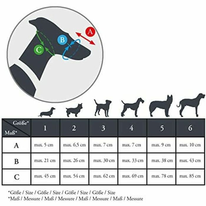 Muselière Hunter Albury Noir Taille 1 (45 cm) (21 cm) (5 cm) 3