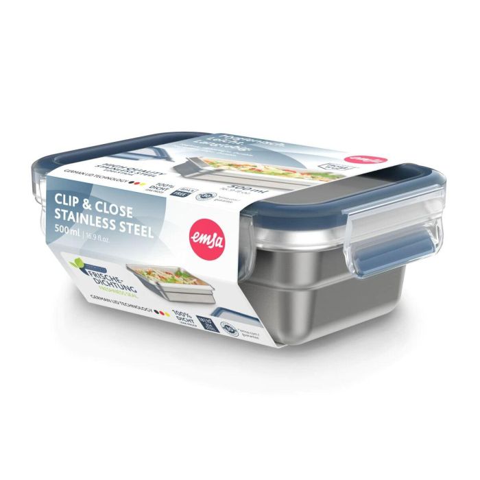 Boîte à lunch Tefal N11503 Bleu Acier inoxydable Rectangulaire 500 ml 6