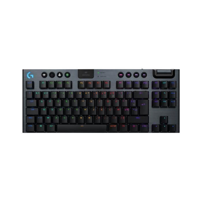 Clavier gamer - Sans fil - Logitech G - G915 TKL X - AZERTY - Switch tactile - Noir 0 Clavier gamer - Sans fil - Logitech G - G915 TKL X - AZERTY - Switch tactile - Noir 0