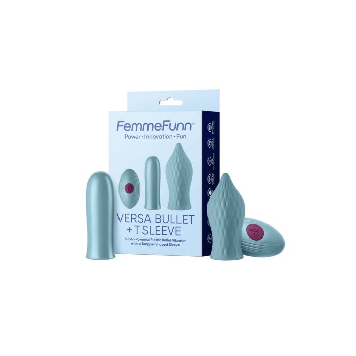 Vibromasseur à boules FemmeFunn Versa Bullet Bleu 8