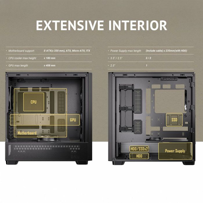 Boîtier ATX semi-tour Antec 0-761345-10177-6 14