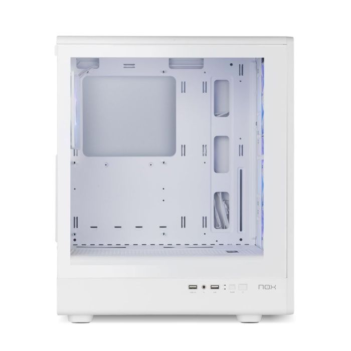Boîtier ATX semi-tour Nox-Xtreme NXINFTYIOTAWH Blanc 7