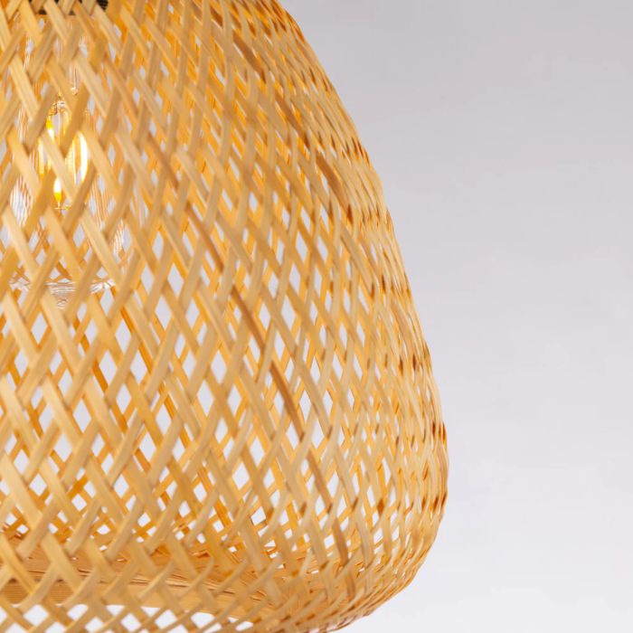 Lampe Suspendue Albacete en Rotin, Style Naturel Boho-Chic, SKD-P80119 3