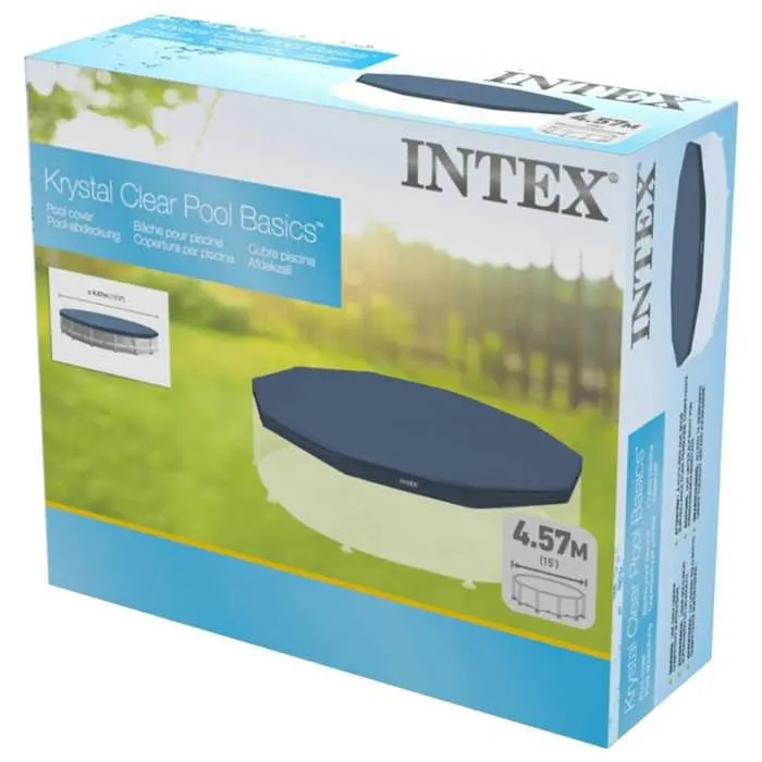 INTEX Protection de piscine ronde 4,57m en toile 2