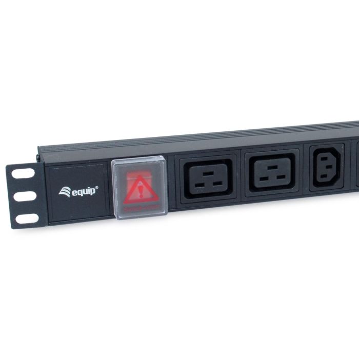 Equip Steckdosenleiste 19"(1HE)8fach IEC C20 1.8m Alu. Sch 2