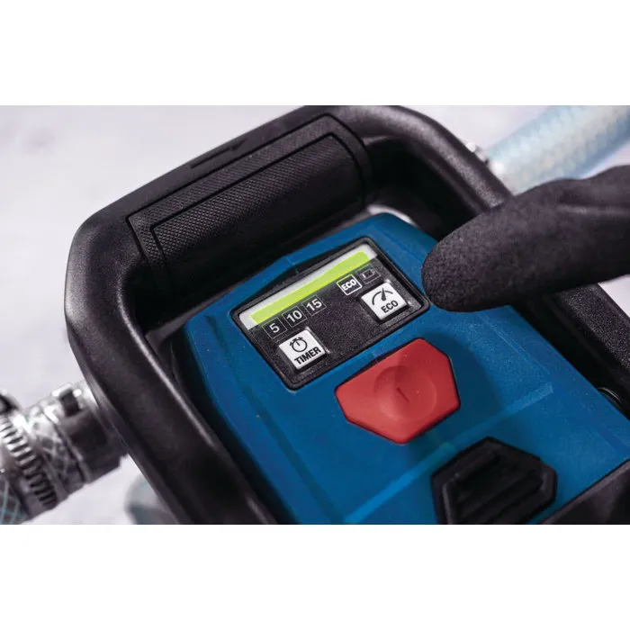 Bosch Professional Pompe de transfert auto-amorçante sans fil 18V GTP18V-28 06019R6000 - Débit 2800 l/h, filetage G3/4', mode ECO et minuterie, sans batterie