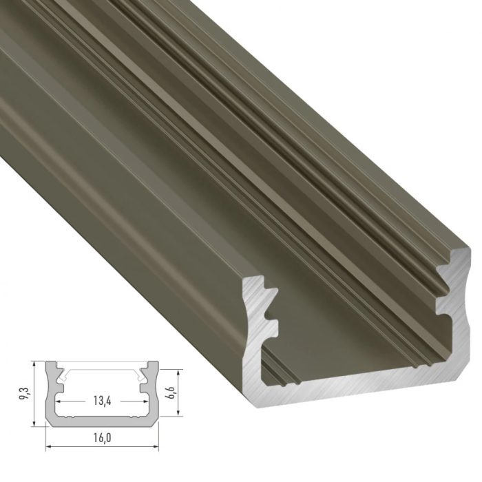 Profil Aluminium Type A 2,02 m 3