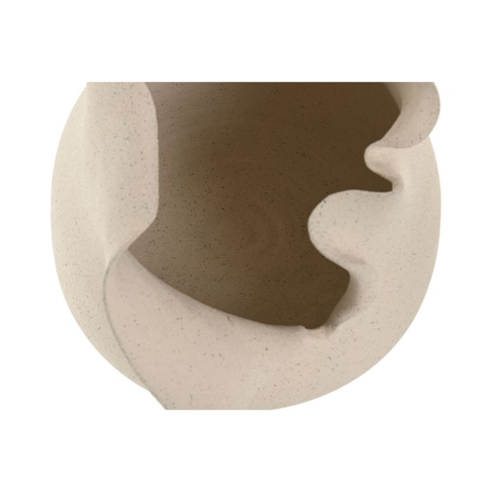 Vase Home ESPRIT Blanc Céramique Style artisanal Moderne 27 X 22 X 22 CM 4 Vase Home ESPRIT Blanc Céramique Style artisanal Moderne 27 X 22 X 22 CM 4