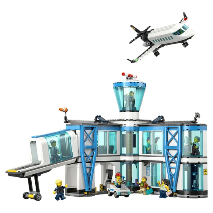 LEGO City 60502 L'Aéroport et l'Avion - Jeu de Construction pour Enfants dès 8 ans avec 9 Minifigurines LEGO City 60502 L'Aéroport et l'Avion - Jeu de Construction pour Enfants dès 8 ans avec 9 Minifigurines