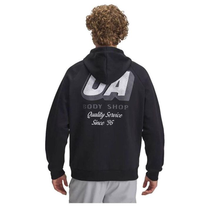 Sweat à capuche homme Under Armour Rival Fleece Hbr Logo Hd Noir XS 1