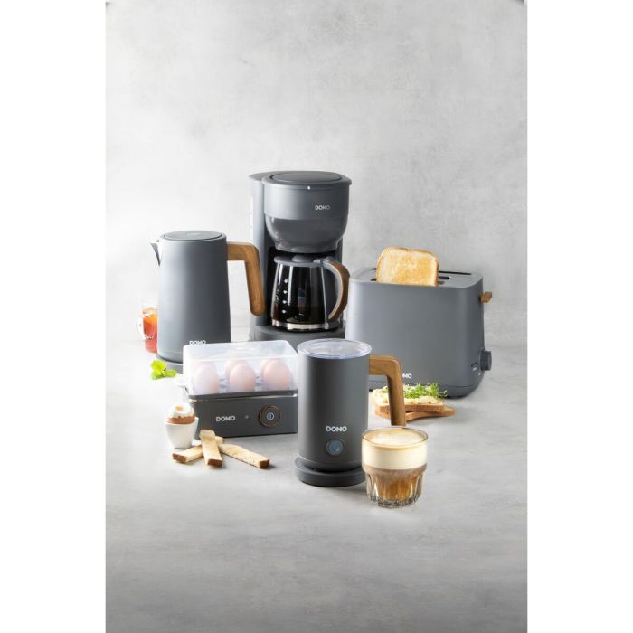 Cafetière goutte à goutte DOMO DO754K Gris 900 W 10 Tasses 1,25 L 2 Cafetière goutte à goutte DOMO DO754K Gris 900 W 10 Tasses 1,25 L 2