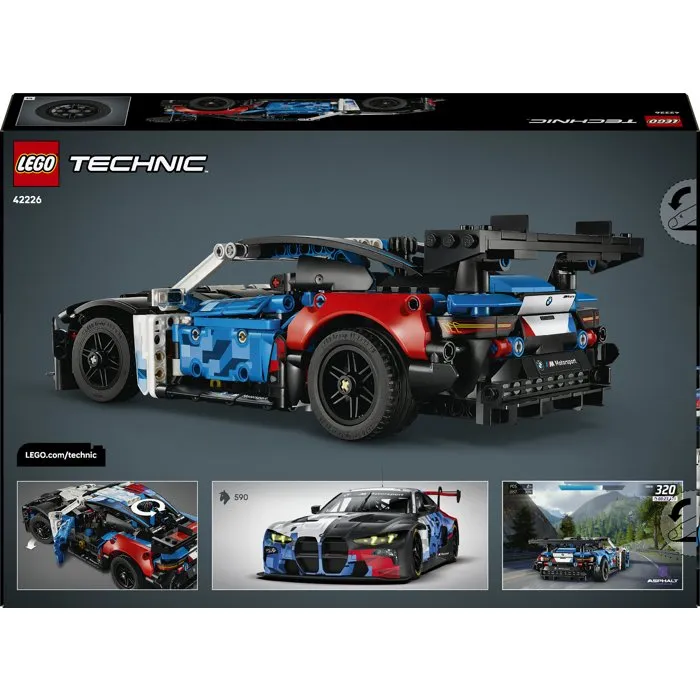 LEGO Technic 42226 Voiture de Course BMW M4 GT3 EVO - Jeu de Construction 11 ans et plus - Code inclus pour Asphalt Legends