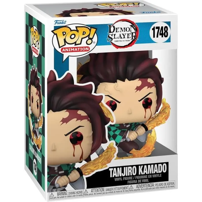 Funko Pop! Animation Demon Slayer Tanjiro Kamado Figurine Vinyle 1748 0