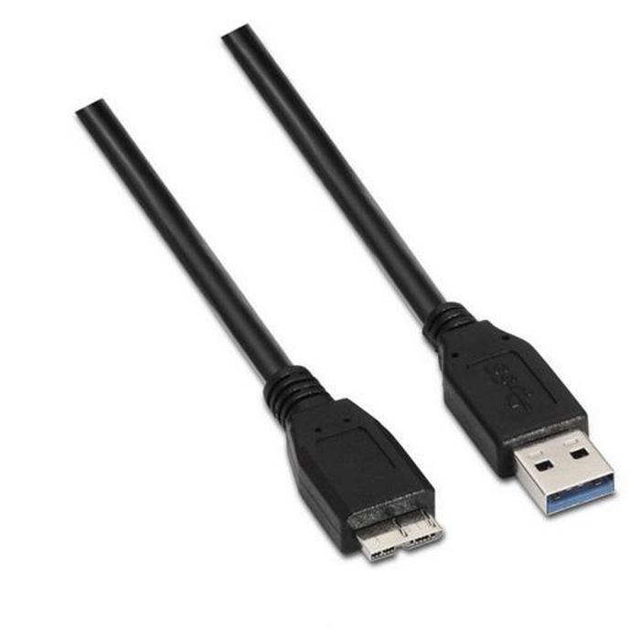 Câble USB Aisens A105-0043 Noir 1 m 0 Câble USB Aisens A105-0043 Noir 1 m 0