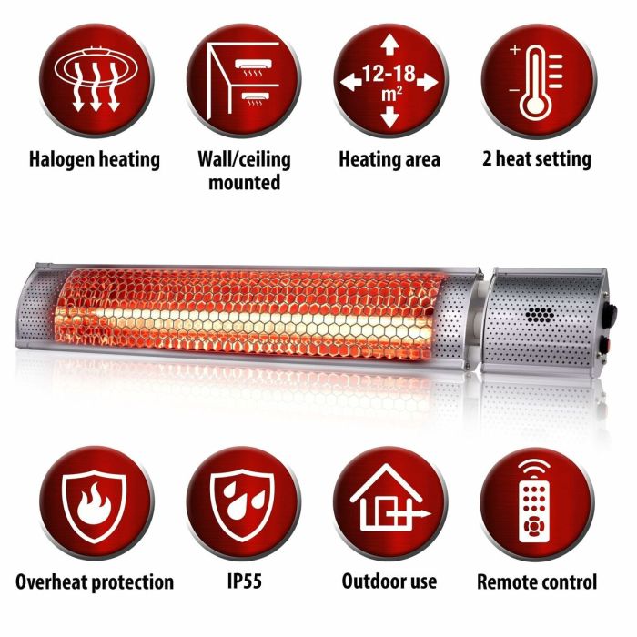 Chauffage Alpina Gris 7