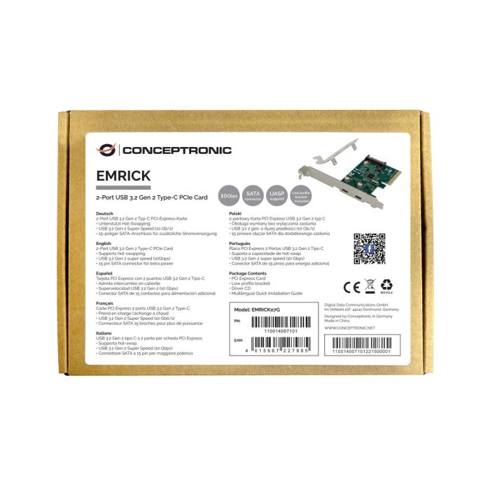 Carte PCI Conceptronic EMRICK07G 1