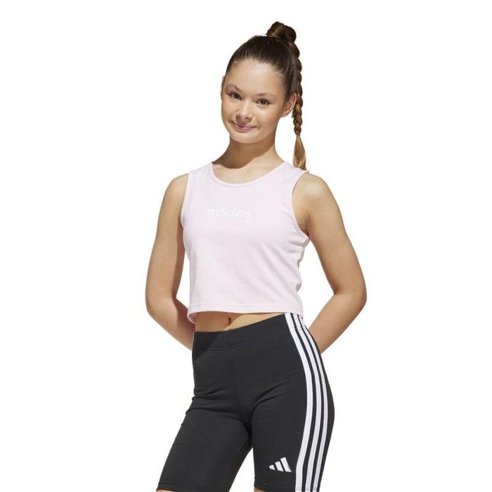 Débardeur Enfant Adidas Jg Lin Tk 160 Rose 4