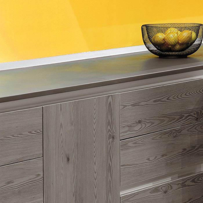 Emuca Lot de 2 profils d'étancheité triangulaires Plasline avec accessoires d'installation, 2 profils longueur 2.35m, Plastique, Anodisé Satiné 4 Emuca Lot de 2 profils d'étancheité triangulaires Plasline avec accessoires d'installation, 2 profils longueur 2.35m, Plastique, Anodisé Satiné 4