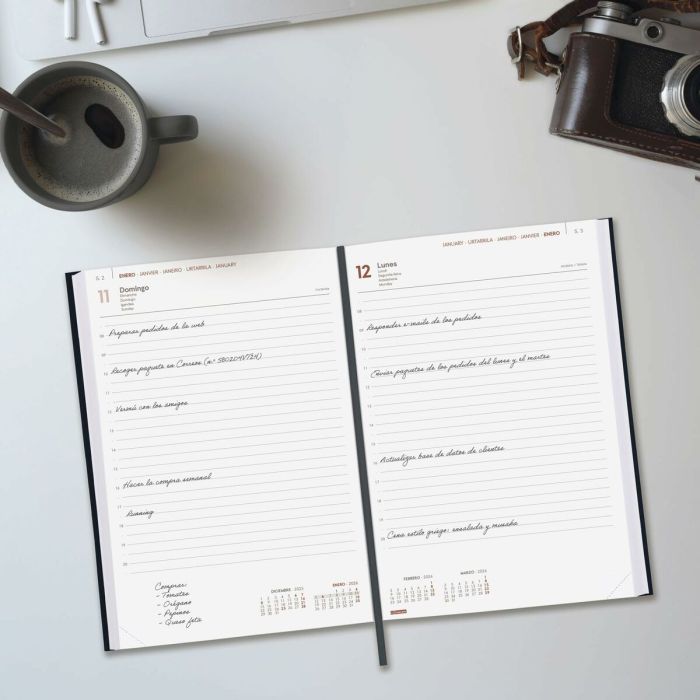 Agenda Finocam Noir 16,5 x 24 cm 1