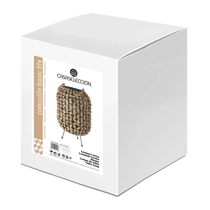 Lampe de bureau Noir Métal Jacinthe d'eau 40 W 220-240 V 21 x 21 x 30 cm 1