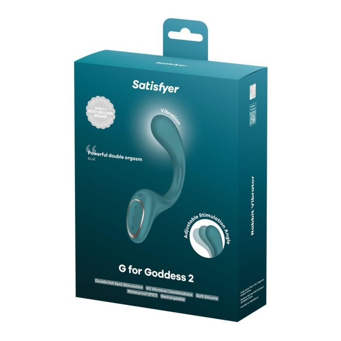 Vibrateur G-Spot Satisfyer FOR GODDESS Vert 1