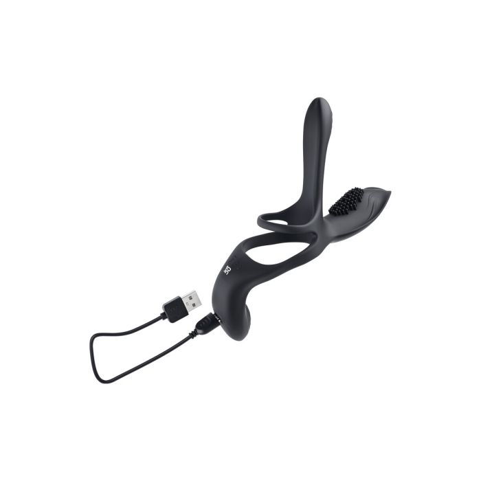 Anneau Pénis Playboy Playboy Noir 4 Anneau Pénis Playboy Playboy Noir 4