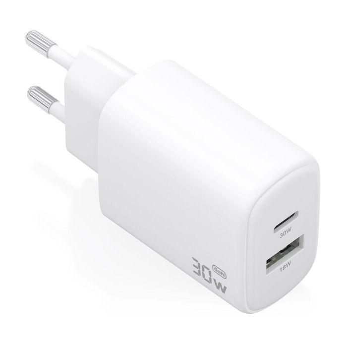 Chargeur mural Aisens A110-0977 Blanc 30 W Chargeur mural Aisens A110-0977 Blanc 30 W