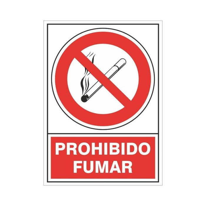 Señal 400 Plast.420X297''Prohibido.Fumar'' Duver 1