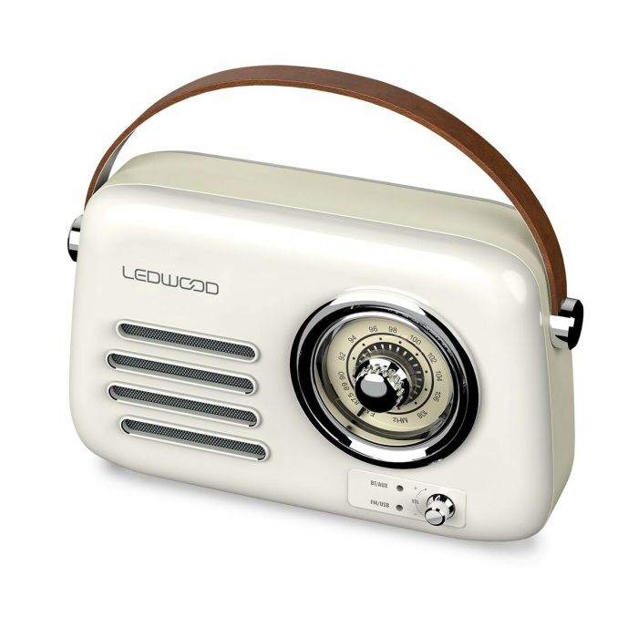 Radio Transistor Ledwood ALMA WHI Blanc 30 W 2 Radio Transistor Ledwood ALMA WHI Blanc 30 W 2