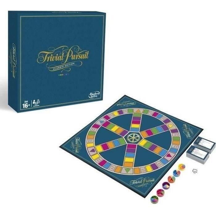 Trivial Pursuit Classique, Jeu de societe de reflexion, Jeu de plateau, Version francaise 2