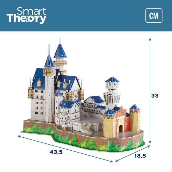 Puzzle 3D Colorbaby New Swan Castle 95 Pièces 43,5 x 33 x 18,5 cm (6 Unités) 1