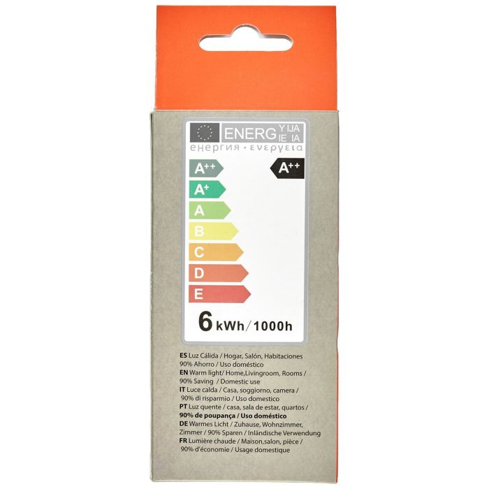 Ampoule LED Sphérique Silver Electronics 1980627 E27 6W 3000K A++ (Lumière chaude) 1 Ampoule LED Sphérique Silver Electronics 1980627 E27 6W 3000K A++ (Lumière chaude) 1