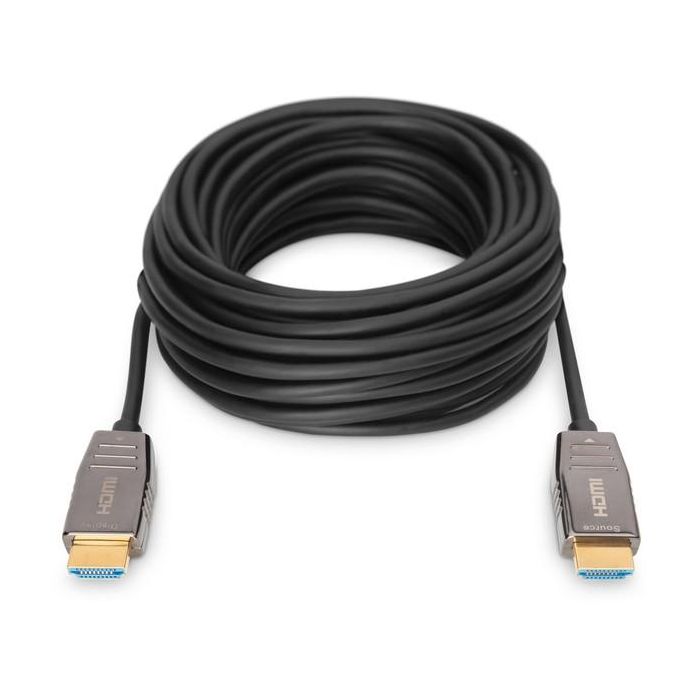 DIGITUS HDMI AOC Hybrid Glasfaserkabel UHD 8K 15m schwarz 2 DIGITUS HDMI AOC Hybrid Glasfaserkabel UHD 8K 15m schwarz 2