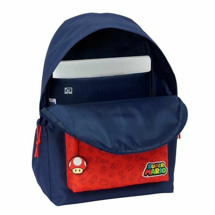 Cartable Super Mario Trick Rouge Bleu foncé 31 x 43 x 13 cm 1 Cartable Super Mario Trick Rouge Bleu foncé 31 x 43 x 13 cm 1