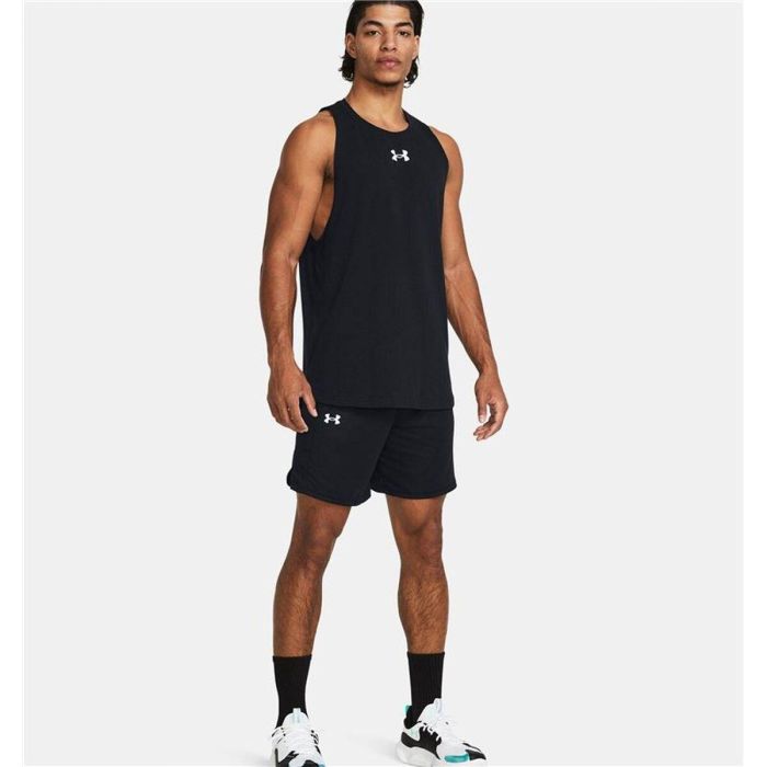 Short de Basket pour Homme Under Armour Baseline Noir 4 Short de Basket pour Homme Under Armour Baseline Noir 4