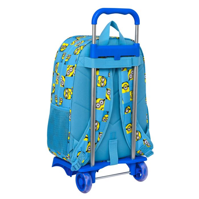 Cartable à roulettes Minions Minionstatic Bleu (33 x 42 x 14 cm) 1