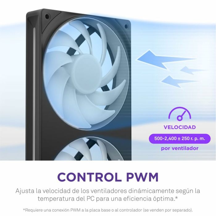 Ventilateur CPU NZXT NZXT RF-U24HF-B1 3