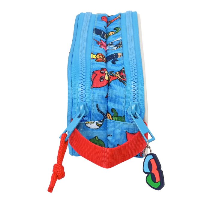 Trousse Fourre-Tout Double PJ Masks Bleu 21 x 8 x 6 cm 2 Trousse Fourre-Tout Double PJ Masks Bleu 21 x 8 x 6 cm 2