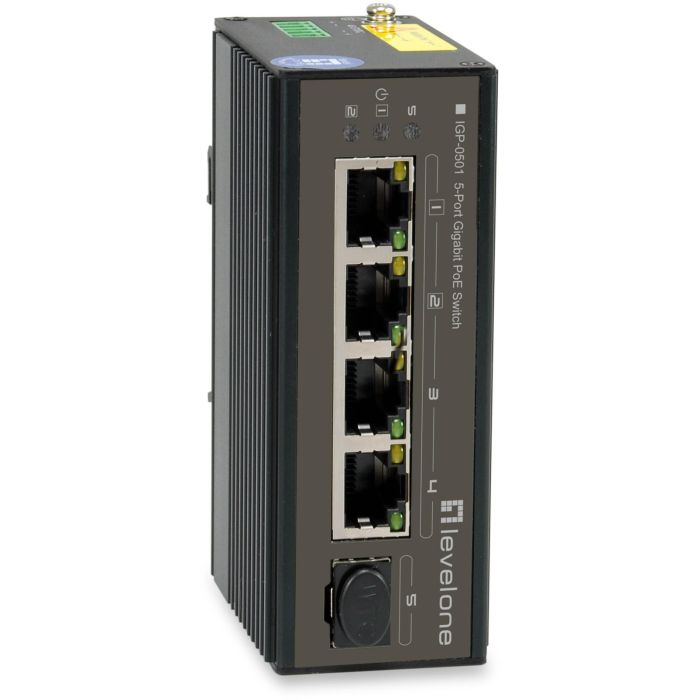 Switch 4x GE IGP-0501 1xGSFP 4xPoE+ 1