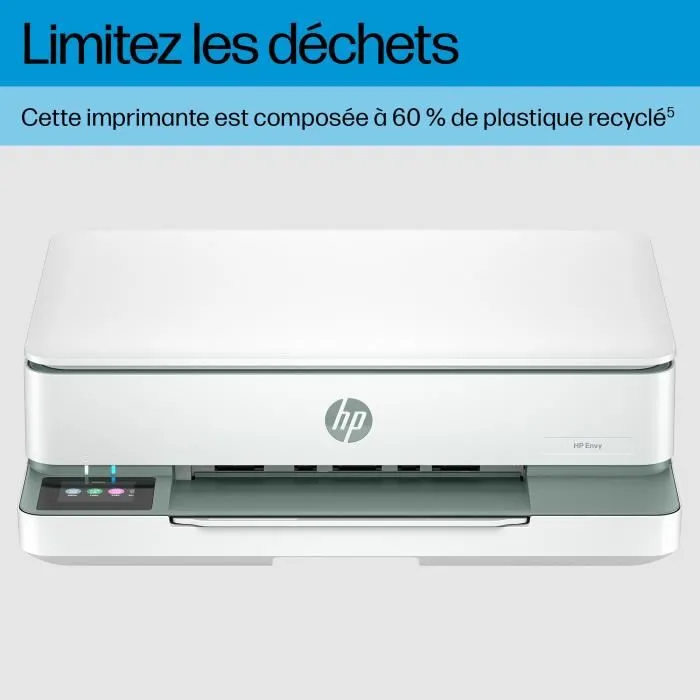 HP Envy 6130e - Imprimante jet d'encre couleur tout-en-un avec copieur, scanner et impression recto verso - 3 mois Instant Ink inclus avec HP+ HP Envy 6130e - Imprimante jet d'encre couleur tout-en-un avec copieur, scanner et impression recto verso - 3 mois Instant Ink inclus avec HP+