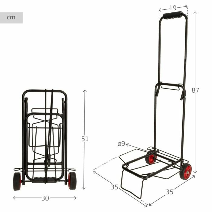 Chariot Multi-usages Aktive 35 x 35 x 87 cm 3
