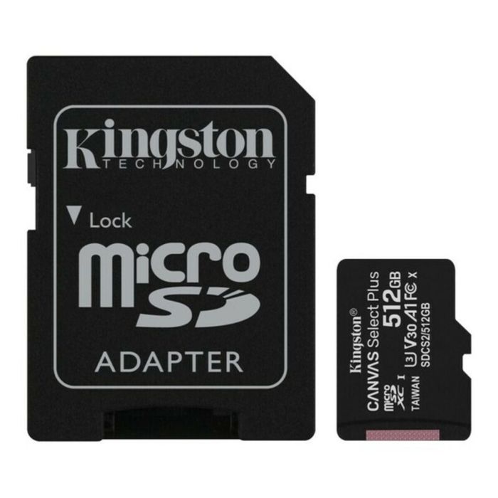 Carte Mémoire Micro SD avec Adaptateur Kingston SDCS2 100 MB/s 4