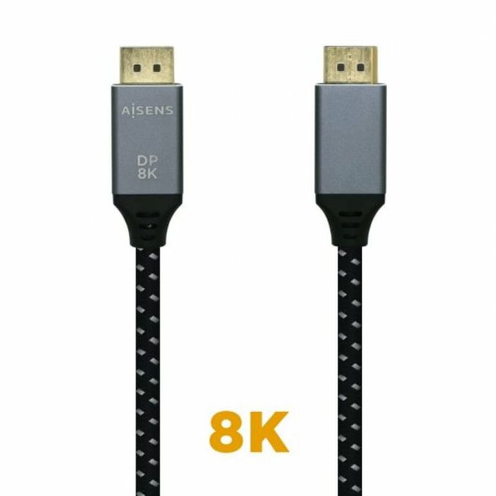 Câble HDMI Aisens A149-0437 Noir Noir/Gris 2 m 4 Câble HDMI Aisens A149-0437 Noir Noir/Gris 2 m 4