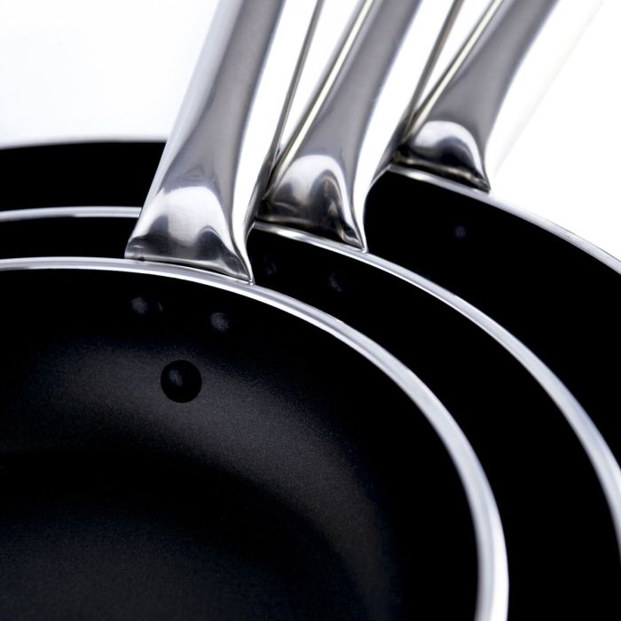 Poêle Quid Professional Pro-induction Noir Métal Acier Ø 24 cm (6 Unités) 3