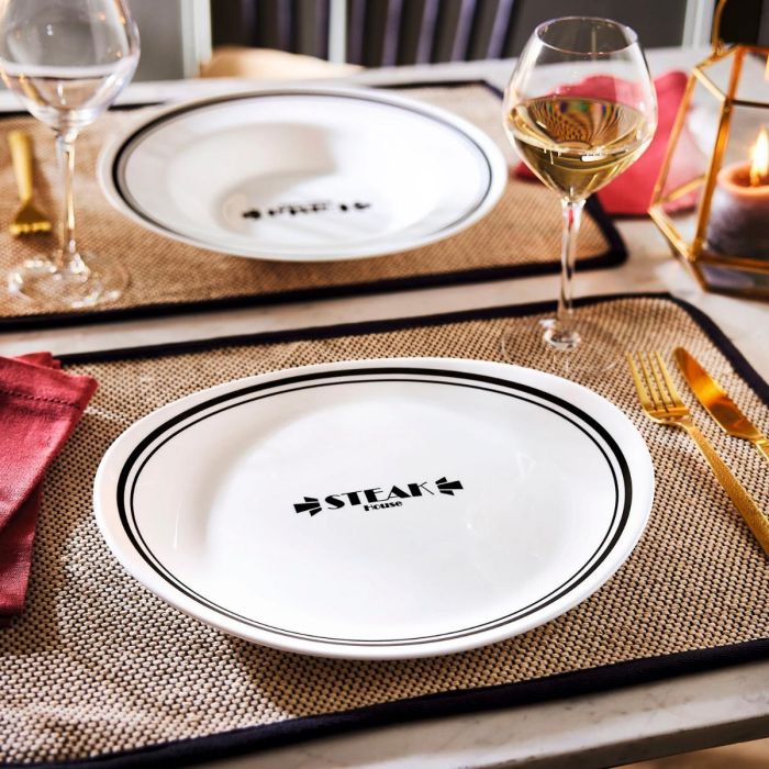 Plato Steak Vidrio Friends Time Bistr Luminarc 30 cm 3