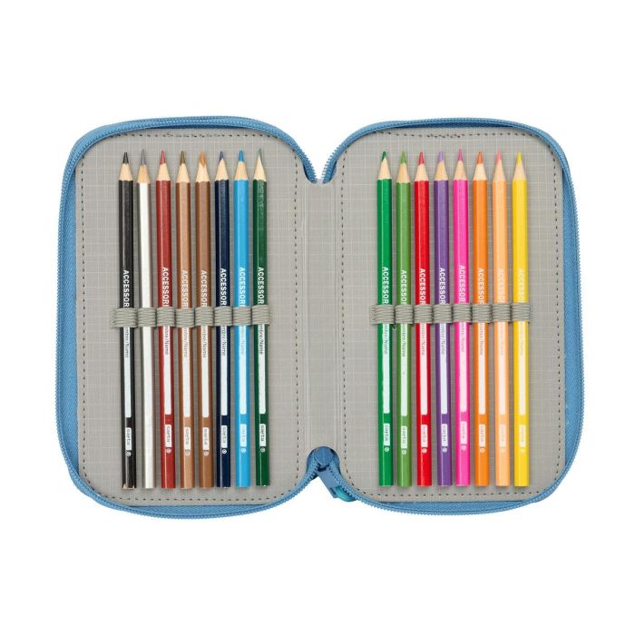 Fourre-tout Frozen Bleu 12,5 x 19,5 x 5,5 cm 37 Pièces 4